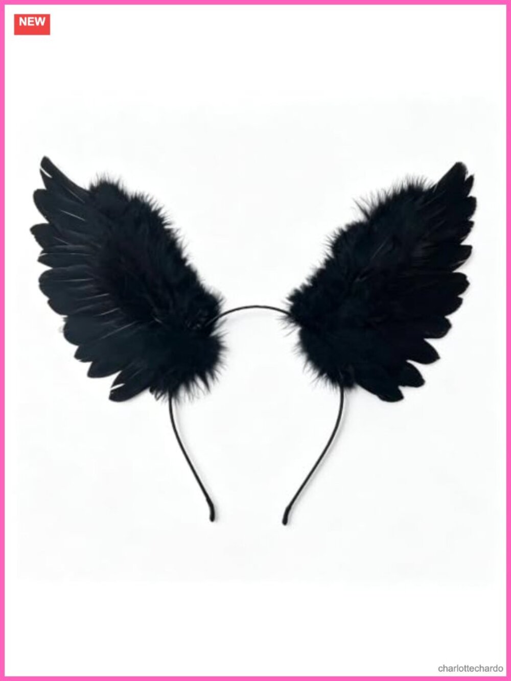 Feather Angel Wing Headband Elastic Halloween Wedding Hair Accessory